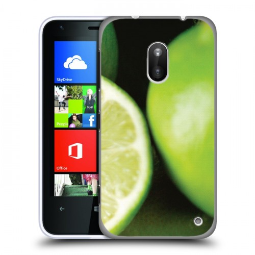 Дизайнерский пластиковый чехол для Nokia Lumia 620 Лайм