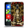 Дизайнерский силиконовый чехол для Nokia Lumia 620 Священный Будда
