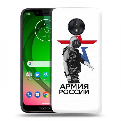 Дизайнерский пластиковый чехол для Motorola Moto G7 Play Путин