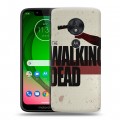 Дизайнерский пластиковый чехол для Motorola Moto G7 Play Ходячие мертвецы