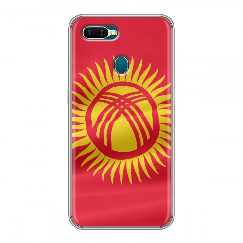 Дизайнерский силиконовый чехол для OPPO AX7 флаг Киргизии