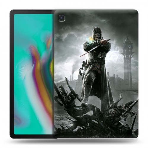 Дизайнерский силиконовый чехол для Samsung Galaxy Tab S5e Dishonored 2