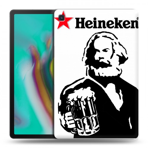 Дизайнерский силиконовый чехол для Samsung Galaxy Tab S5e Heineken