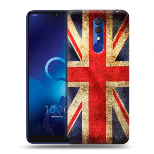 Дизайнерский пластиковый чехол для Alcatel 3 (2019) Флаг Британии