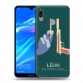Дизайнерский пластиковый чехол для Huawei Y6 (2019) Leon