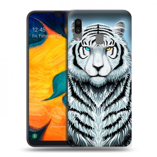 Дизайнерский силиконовый чехол для Samsung Galaxy A30 Яркие животные