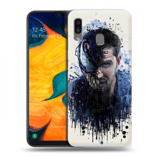 Дизайнерский силиконовый чехол для Samsung Galaxy A30 Веном (2018)
