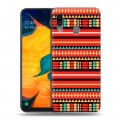 Дизайнерский силиконовый чехол для Samsung Galaxy A30 Этнические мотивы
