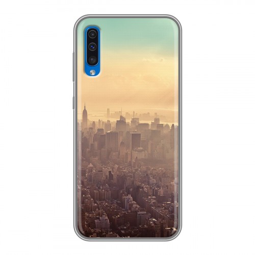 Дизайнерский силиконовый чехол для Samsung Galaxy A50 Нью-Йорк