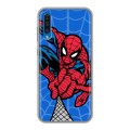 Дизайнерский пластиковый чехол для Samsung Galaxy A50 Человек-паук