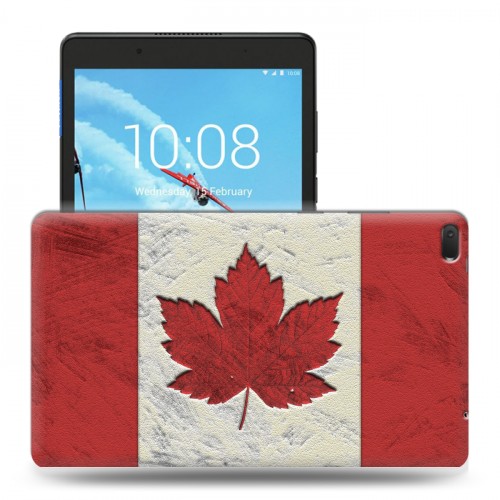 Дизайнерский силиконовый чехол для Lenovo Tab E8 флаг канады