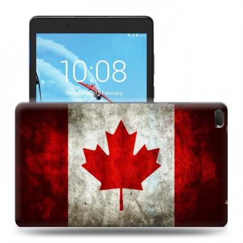 Дизайнерский силиконовый чехол для Lenovo Tab E8 флаг канады
