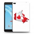 Дизайнерский силиконовый чехол для Lenovo Tab E8 Флаг Канады
