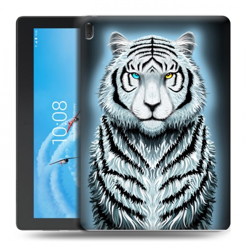Дизайнерский силиконовый чехол для Lenovo Tab E10 Яркие животные