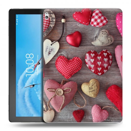Дизайнерский силиконовый чехол для Lenovo Tab P10 День Святого Валентина