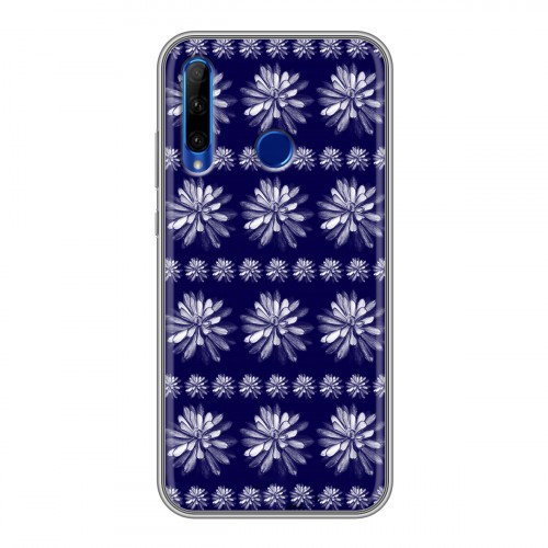 Дизайнерский силиконовый чехол для Huawei Honor 10i Монохромные цветы