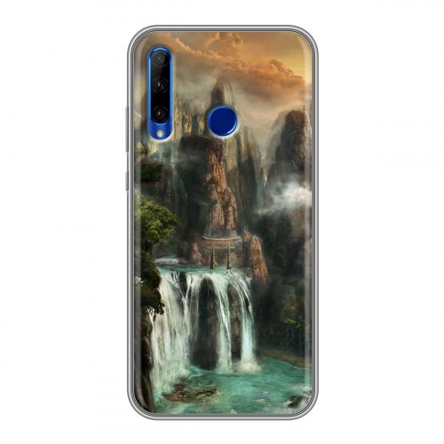 Дизайнерский силиконовый чехол для Huawei Honor 10i водопады
