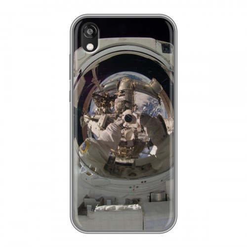 Дизайнерский пластиковый чехол для Huawei Honor 8s Космонавт