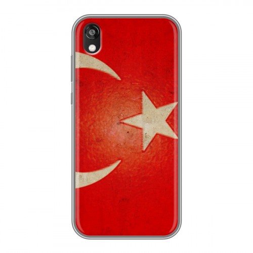 Дизайнерский силиконовый чехол для Huawei Honor 8s Флаг Турции