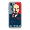 Дизайнерский силиконовый чехол для Huawei Honor 8s Владимир Ленин