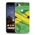 Дизайнерский пластиковый чехол для Google Pixel 3a XL Флаг Ямайки