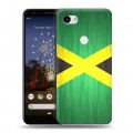 Дизайнерский пластиковый чехол для Google Pixel 3a XL Флаг Ямайки