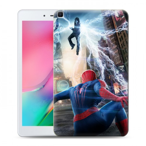 Дизайнерский силиконовый чехол для Samsung Galaxy Tab A 8.0 (2019) Человек-паук