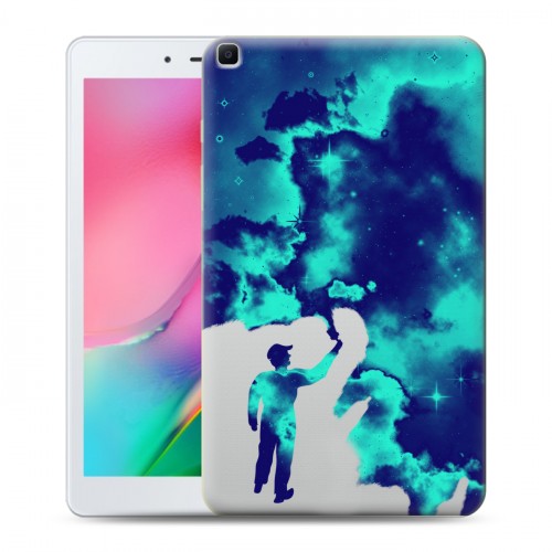 Дизайнерский силиконовый чехол для Samsung Galaxy Tab A 8.0 (2019) Принты космоса