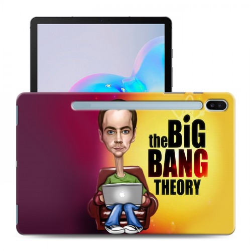 Дизайнерский силиконовый с усиленными углами чехол для Samsung Galaxy Tab S6 Теория большого взрыва 