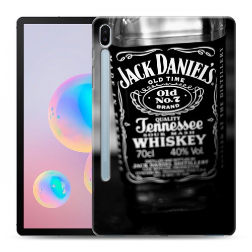 Дизайнерский силиконовый чехол для Samsung Galaxy Tab S6 Jack Daniels