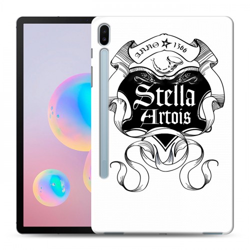 Дизайнерский силиконовый чехол для Samsung Galaxy Tab S6 Stella Artois