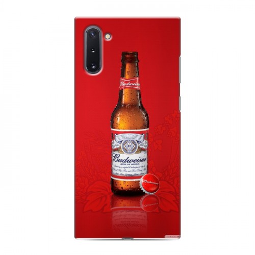 Дизайнерский силиконовый чехол для Samsung Galaxy Note 10 Budweiser