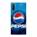 Дизайнерский силиконовый чехол для Samsung Galaxy Note 10 Pepsi