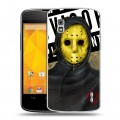 Дизайнерский пластиковый чехол для LG Google Nexus 4 Бандитские маски