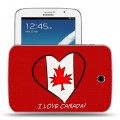 Дизайнерский силиконовый чехол для Samsung Galaxy Note 8.0 флаг канады