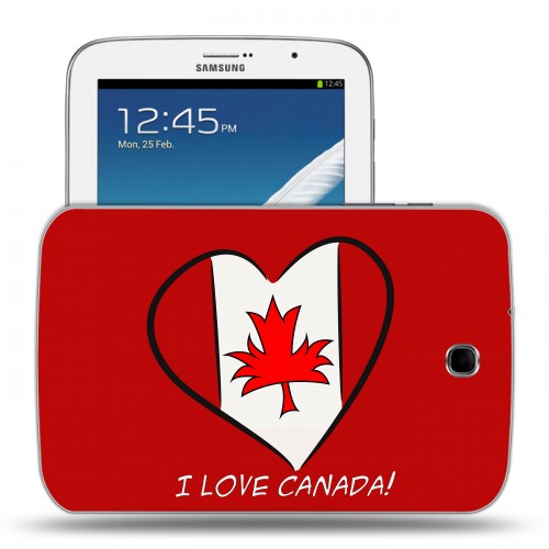Дизайнерский силиконовый чехол для Samsung Galaxy Note 8.0 флаг канады