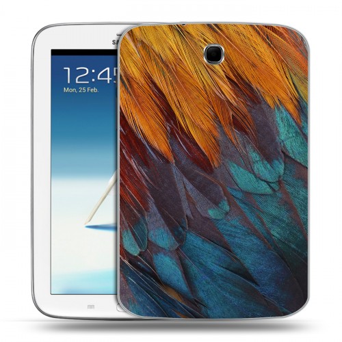 Дизайнерский силиконовый чехол для Samsung Galaxy Note 8.0 Перья