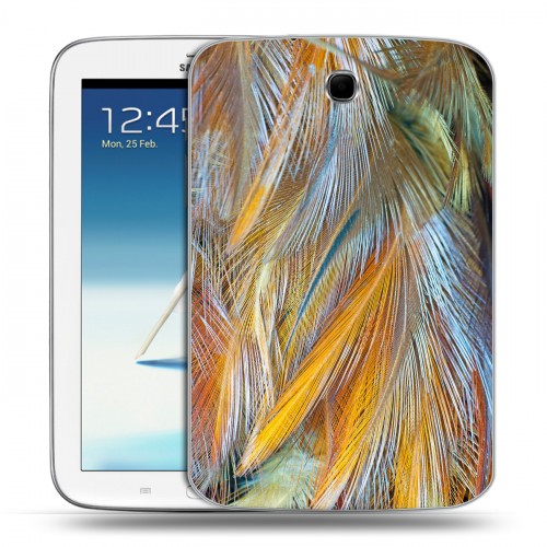 Дизайнерский силиконовый чехол для Samsung Galaxy Note 8.0 Перья