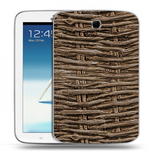 Дизайнерский силиконовый чехол для Samsung Galaxy Note 8.0 Плетеные текстуры