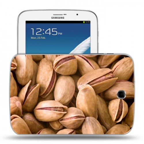Дизайнерский силиконовый чехол для Samsung Galaxy Note 8.0 Орехи