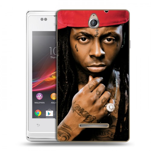Дизайнерский пластиковый чехол для Sony Xperia E Lil Wayne