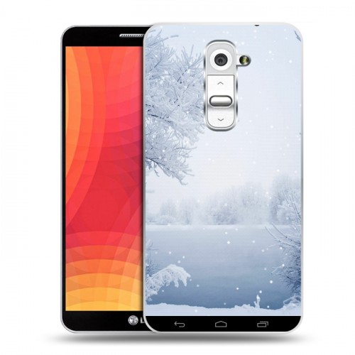 Дизайнерский силиконовый чехол для LG Optimus G2 Зима