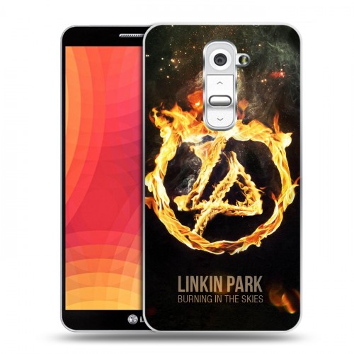 Дизайнерский пластиковый чехол для LG Optimus G2 Linkin Park