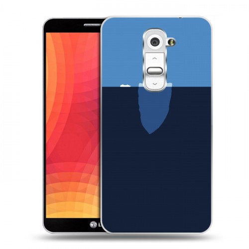 Дизайнерский пластиковый чехол для LG Optimus G2 айсберг