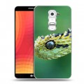 Дизайнерский пластиковый чехол для LG Optimus G2 Змеи