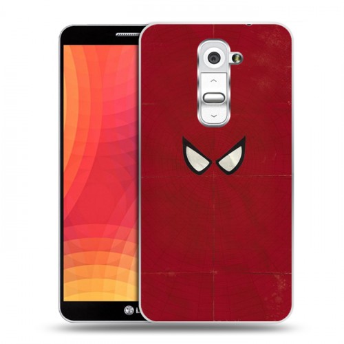Дизайнерский пластиковый чехол для LG Optimus G2 Человек-паук