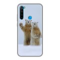Дизайнерский силиконовый чехол для Xiaomi RedMi Note 8 Медведи