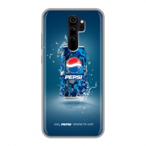 Дизайнерский силиконовый чехол для Xiaomi RedMi Note 8 Pro Pepsi