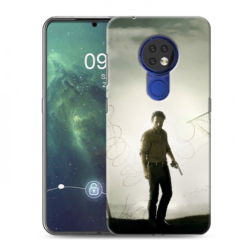 Дизайнерский пластиковый чехол для Nokia 6.2 Ходячие мертвецы
