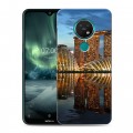 Дизайнерский силиконовый с усиленными углами чехол для Nokia 7.2 Сингапур